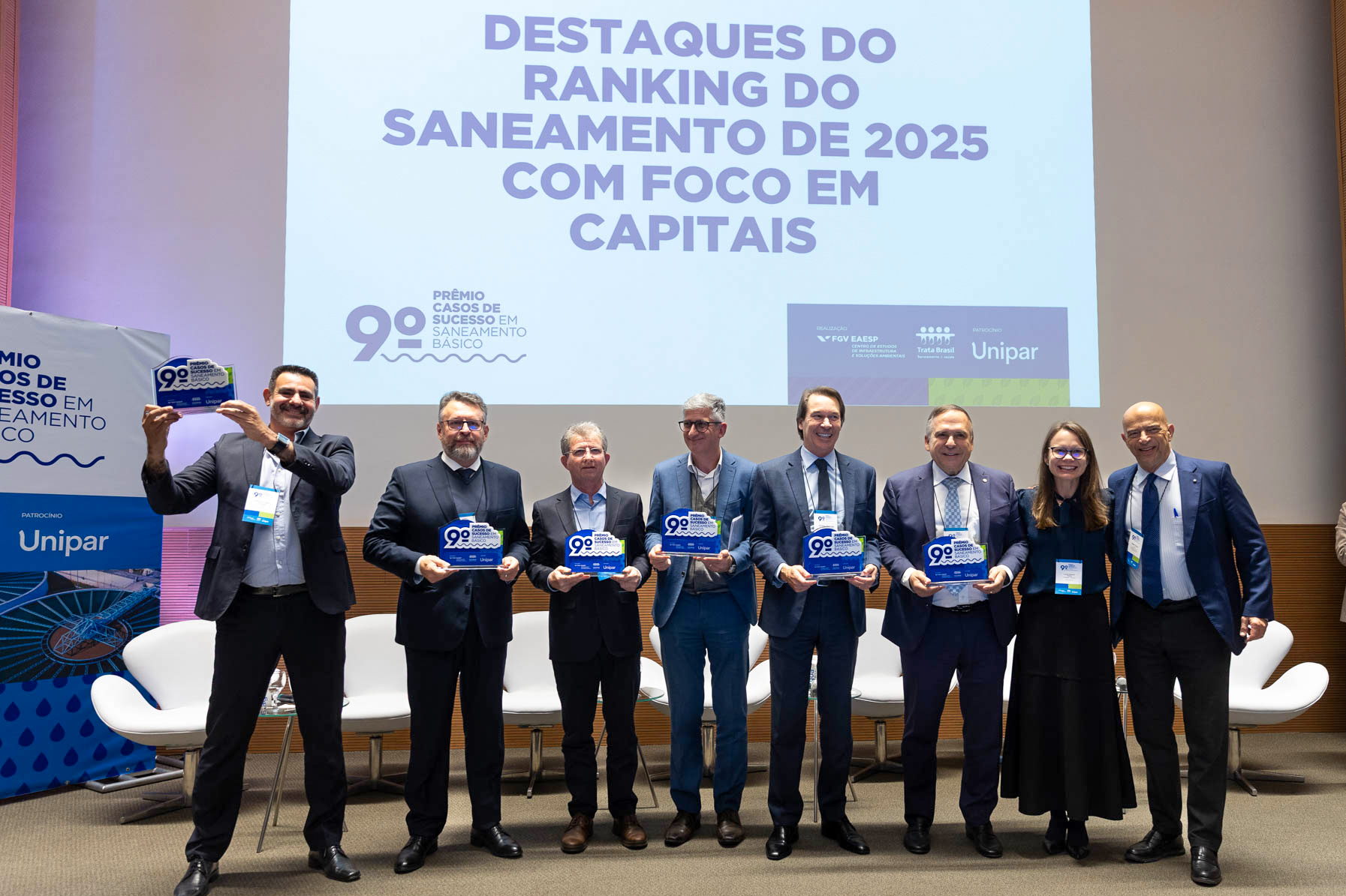 Trata Brasil premia Sanepar por Curitiba ter se tornado a 1ª capital a universalizar água e esgoto