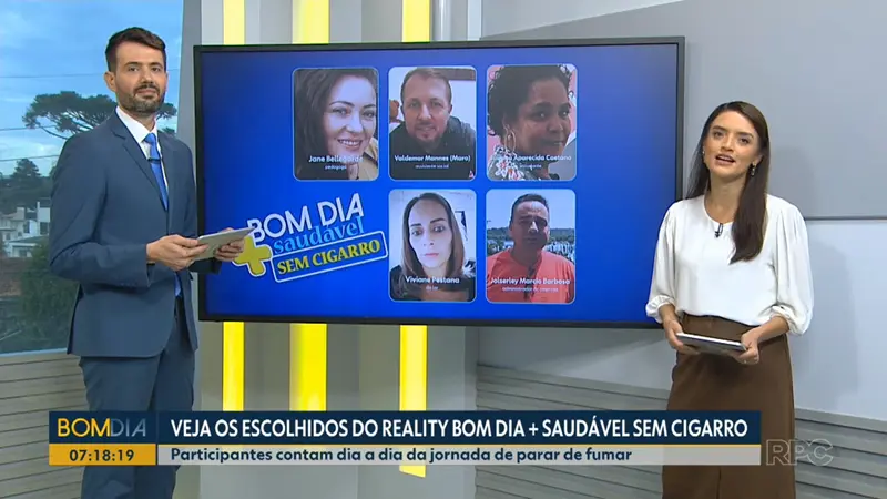 Cinco participantes são escolhidos para o "reality" Bom Dia + Saudável Sem Cigarro