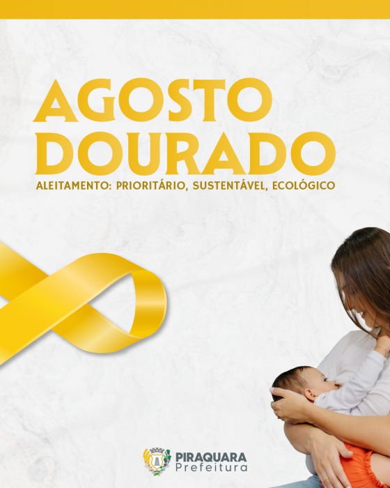 Agosto Dourado: Prefeitura de Piraquara inicia programação especial de incentivo ao aleitamento materno