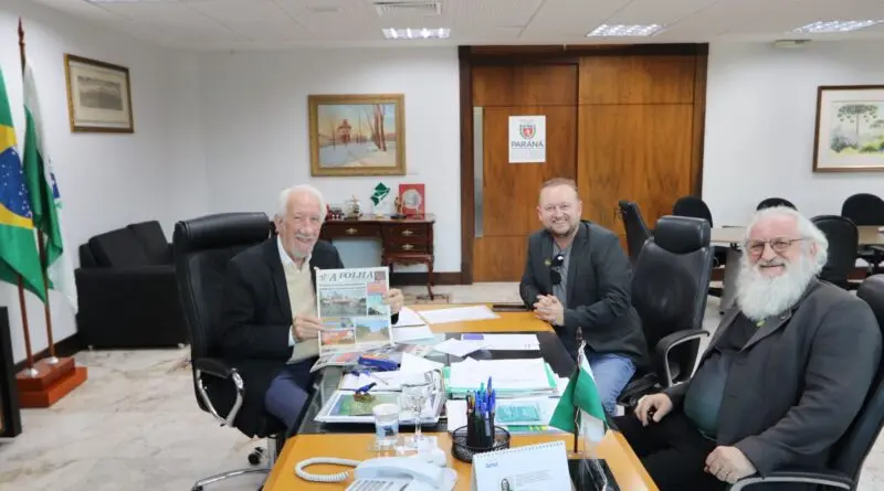 Adjori/PR esteve representada em encontros com vice-governador e secretário da Comunicação