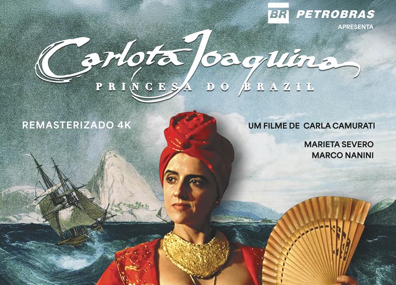 Cine Passeio tem pré-estreia de Carlota Joaquina remasterizado, com a presença da diretora Carla Camurati