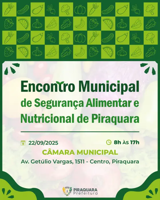 COMSEA promove o Encontro Municipal de Segurança Alimentar e Nutricional de Piraquara