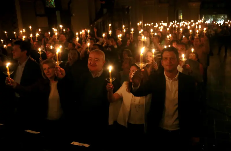 Prefeito Eduardo Pimentel participa das celebrações em homenagem a Nossa Senhora da Luz dos Pinhais