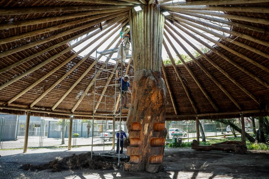Prefeitura de Pinhais inicia reforma do Espaço Condá no Bosque Municipal