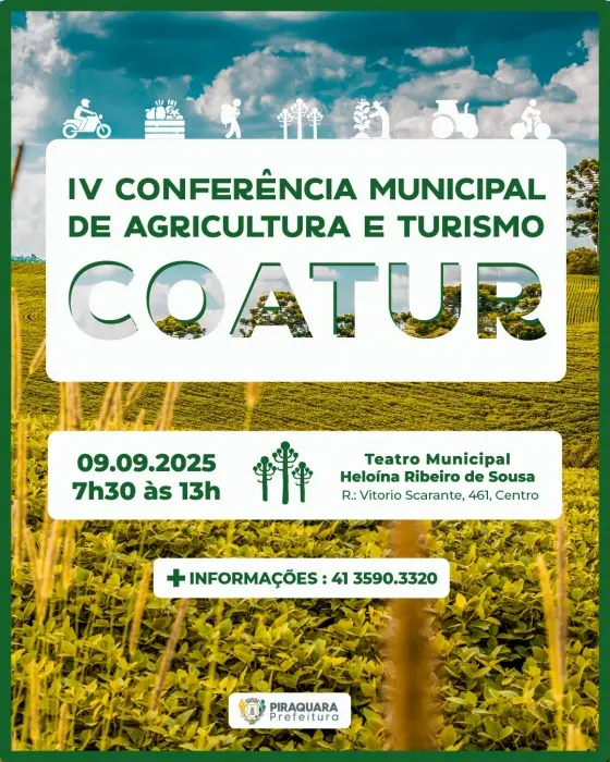 Prefeitura realiza a IV Conferência Municipal de Agricultura e Turismo – COATUR