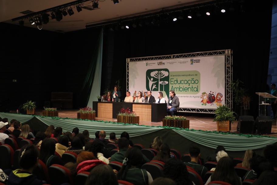 Divulgação de metas de educação ambiental marca 9.º Seminário Metropolitano