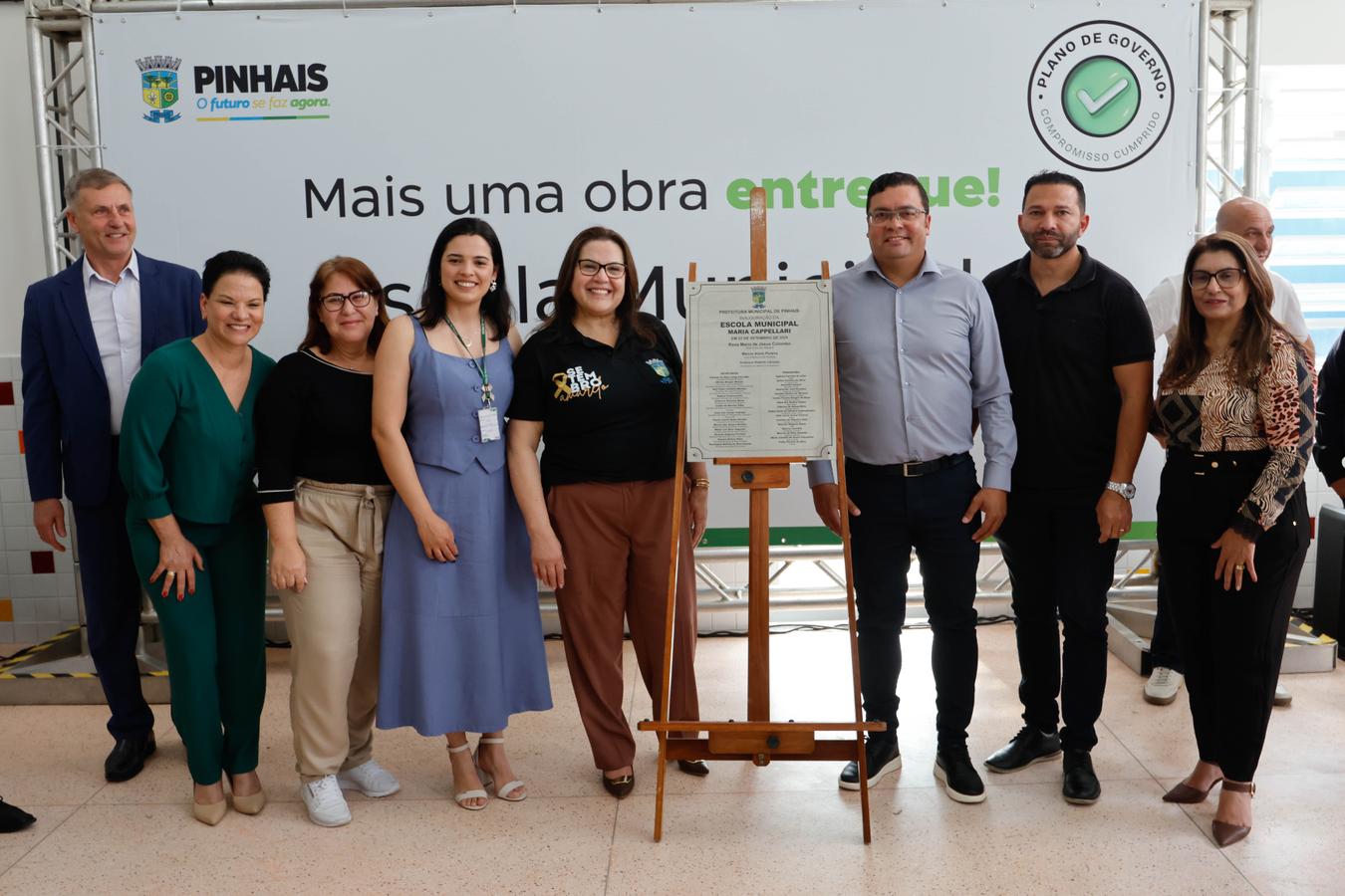 Nova Escola Municipal Maria Cappellari é entregue em Pinhais