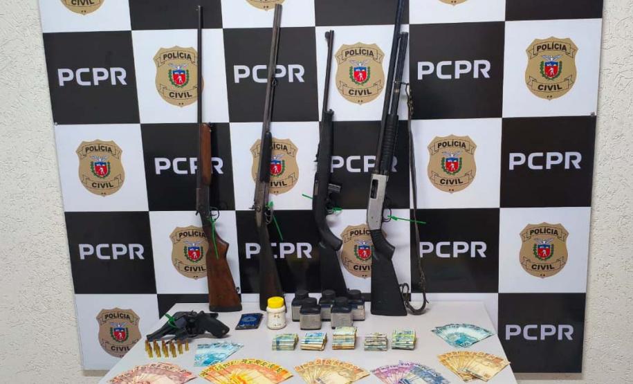 PCPR e PMPR prendem 9 pessoas em operação contra o tráfico em 4 cidades na RMC
