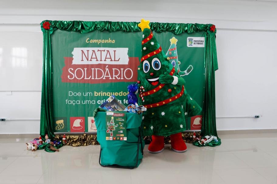 Pinhais lança Campanha Natal Solidário para arrecadação de brinquedos
