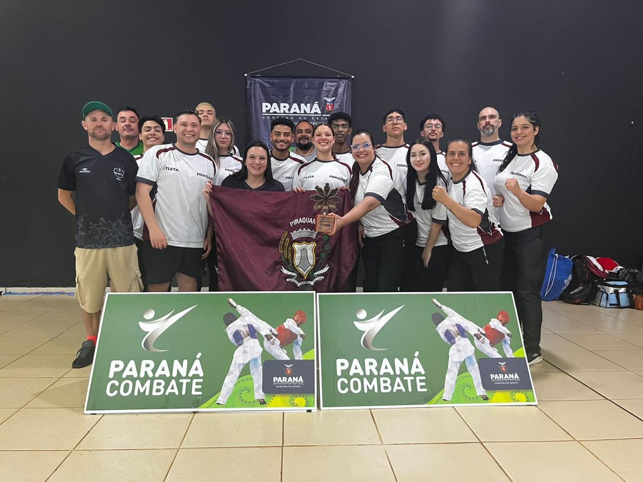 Piraquara conquista o 3º lugar geral no masculino adulto no Paraná Combate 2025
