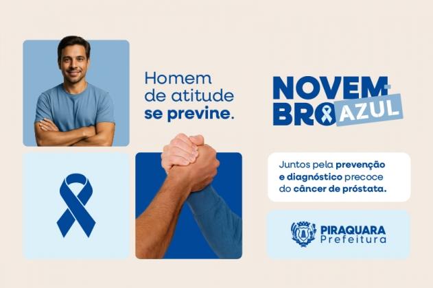 Começou o Novembro Azul em Piraquara