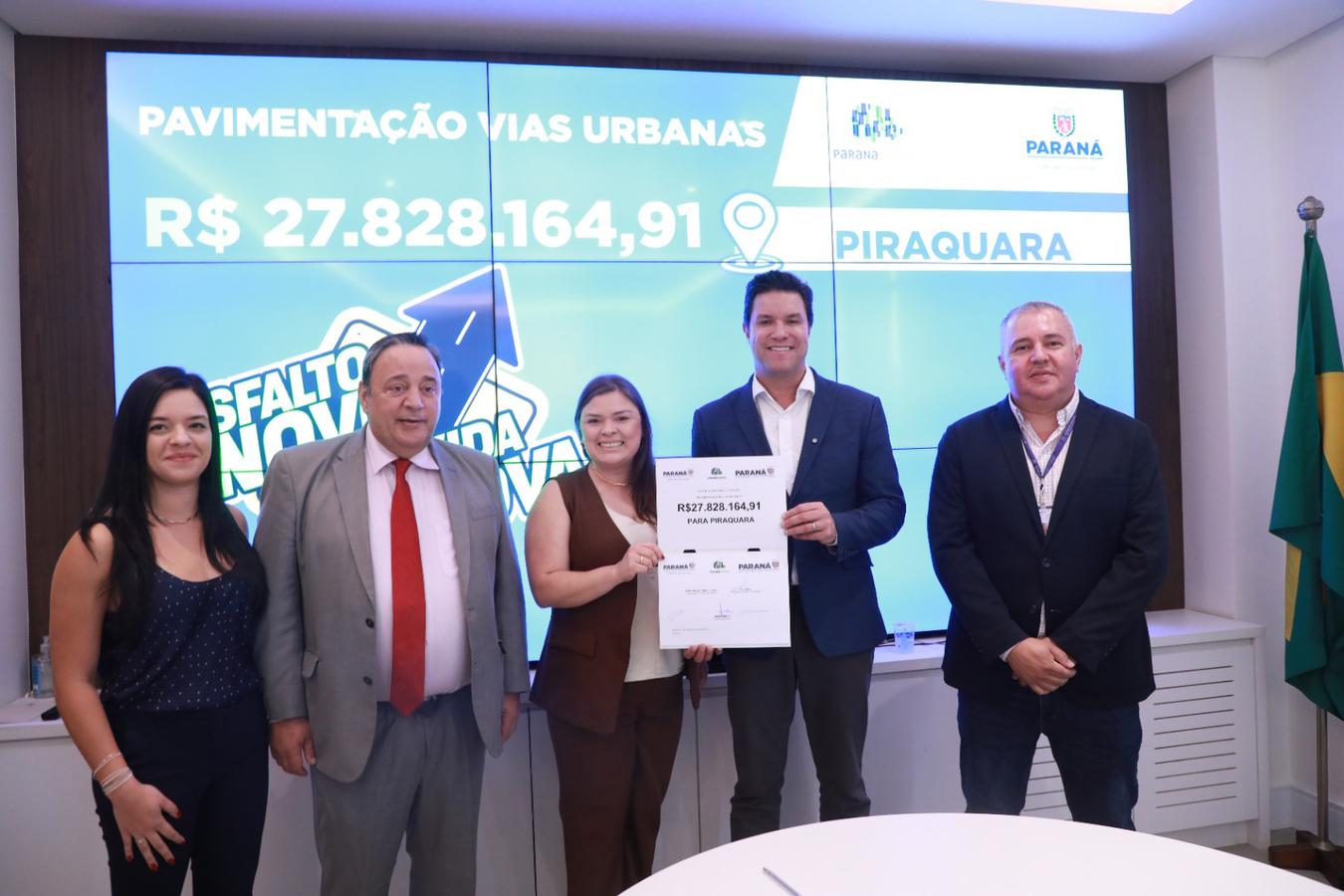 Estado autoriza R$ 198 milhões em licitações para obras em 17 municípios do Paraná - Piraquara se destacou com o maior volume de recursos: R$ 27,8 milhões