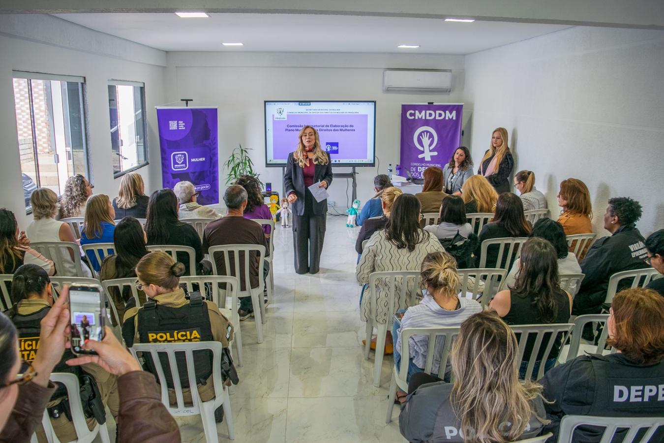 Piraquara realizou a 1ª Reunião para a Elaboração do Plano Municipal dos Direitos das Mulheres