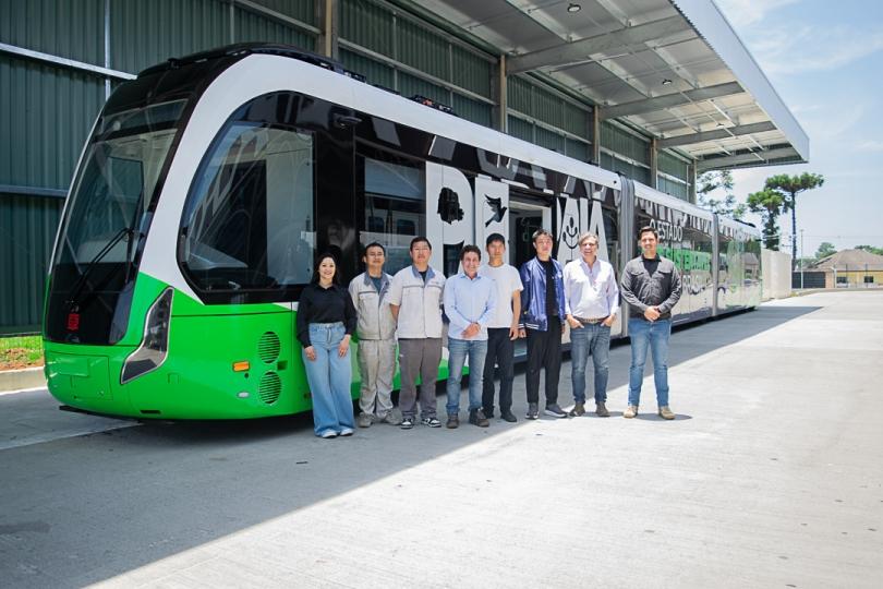 Prefeitura de Piraquara realiza adequações para fase final de testes do Bonde Urbano Digital