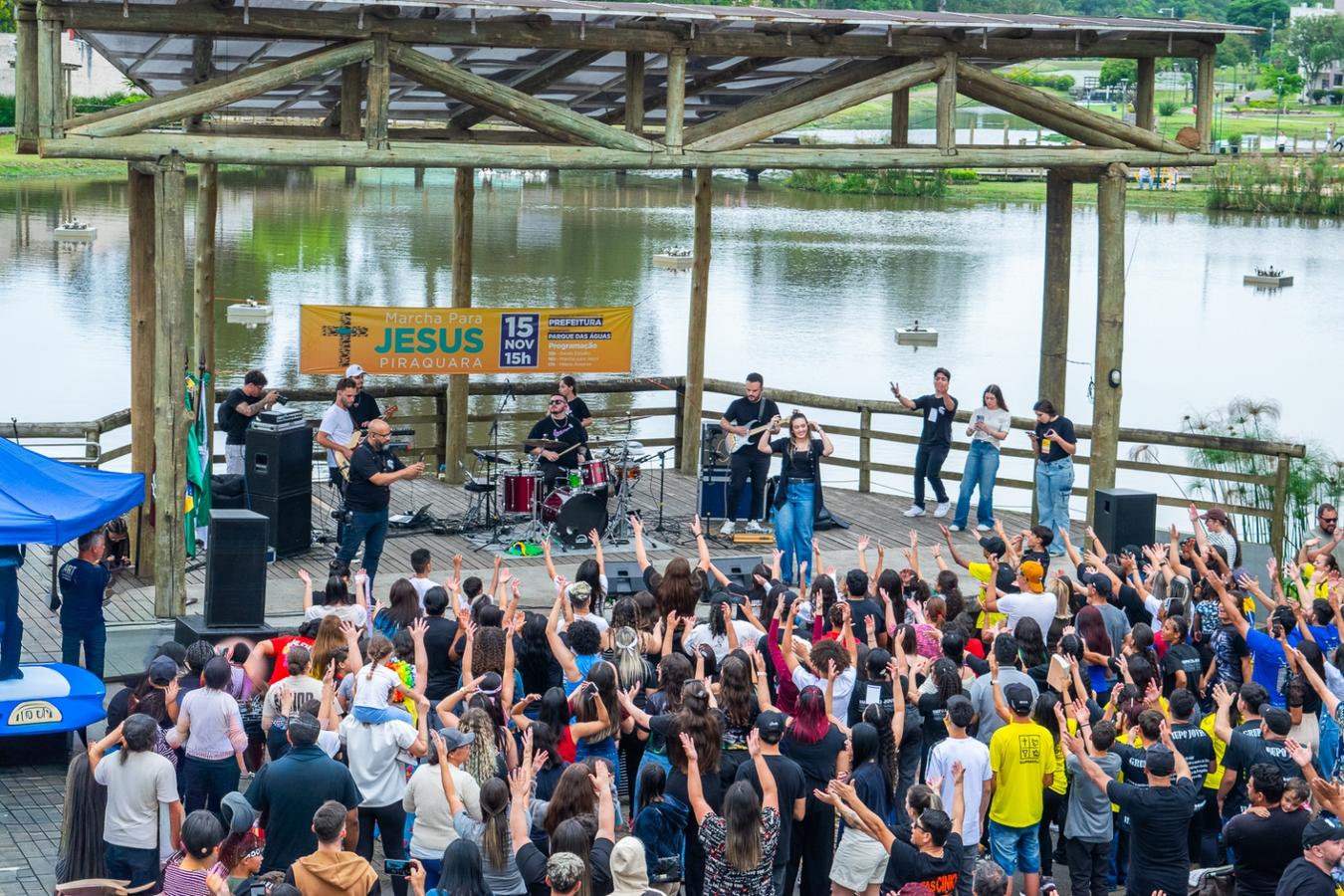 Primeira Marcha Para Jesus é marcada por comunhão e celebração da fé cristã em Piraquara
