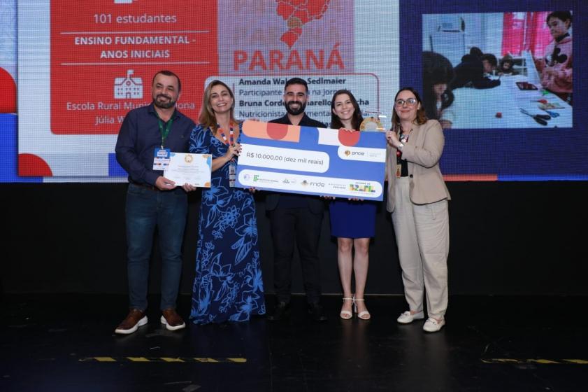 Projeto de Educação Alimentar de Piraquara conquista premiação do Ministério da Educação