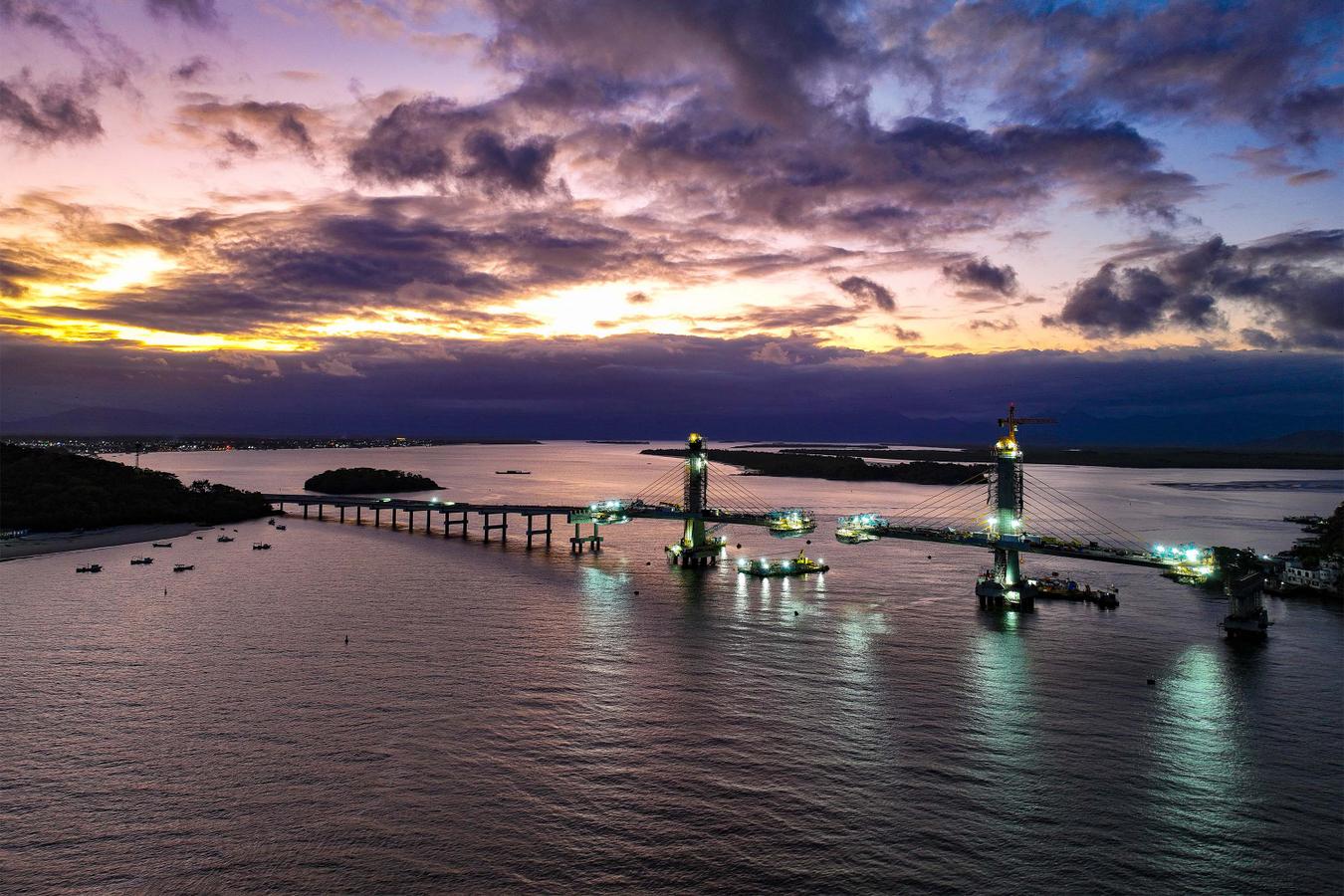 Estado prepara maior queima de fogos da história do Litoral na Ponte de Guaratuba