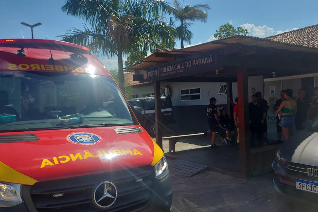 Policial civil salva bebê que estava engasgado em Pontal do Paraná