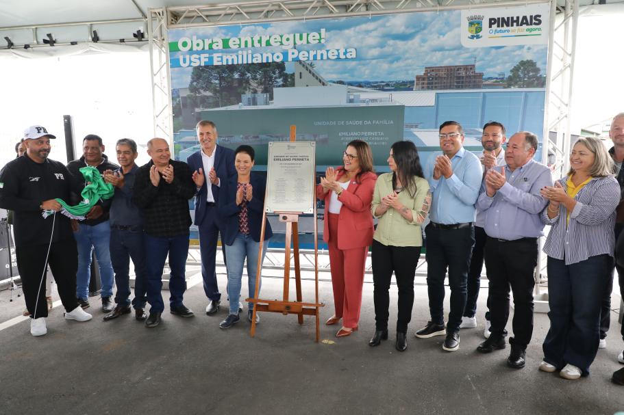 Prefeitura inaugura a nova Unidade de Saúde da Família Emiliano Perneta