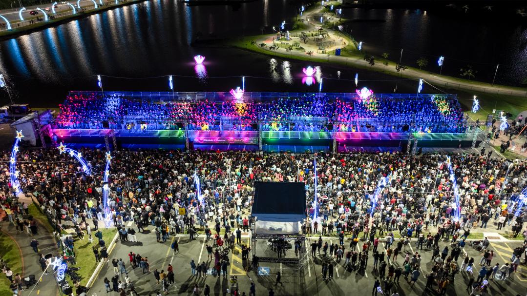 Seguem as atrações da Trilha dos Sonhos de Natal em Pinhais