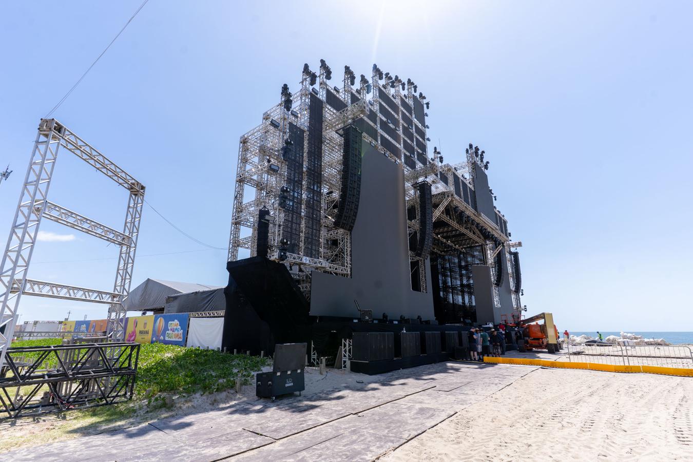 Estado confirma liberação da Arena do Verão Maior Paraná em Caiobá para shows após vistoria