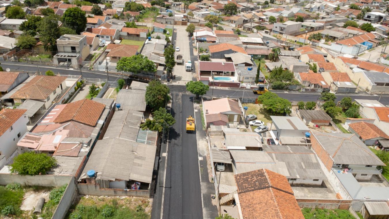 Obras de pavimentação no Jardim Bela Vista avançam