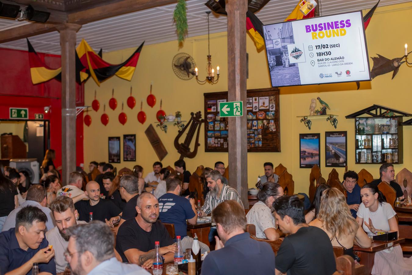 Bar do Alemão vira ponto de encontro para o primeiro Business Round de 2026