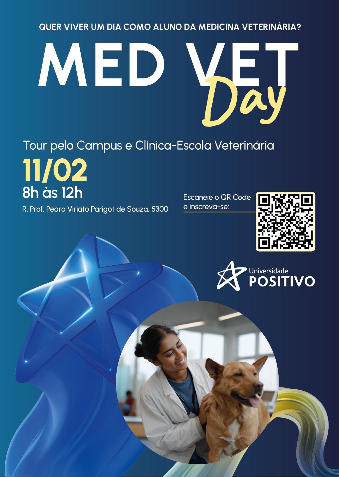 Universidade Positivo promove Med Vet Day evento gratuito com foco na Medicina Veterinária