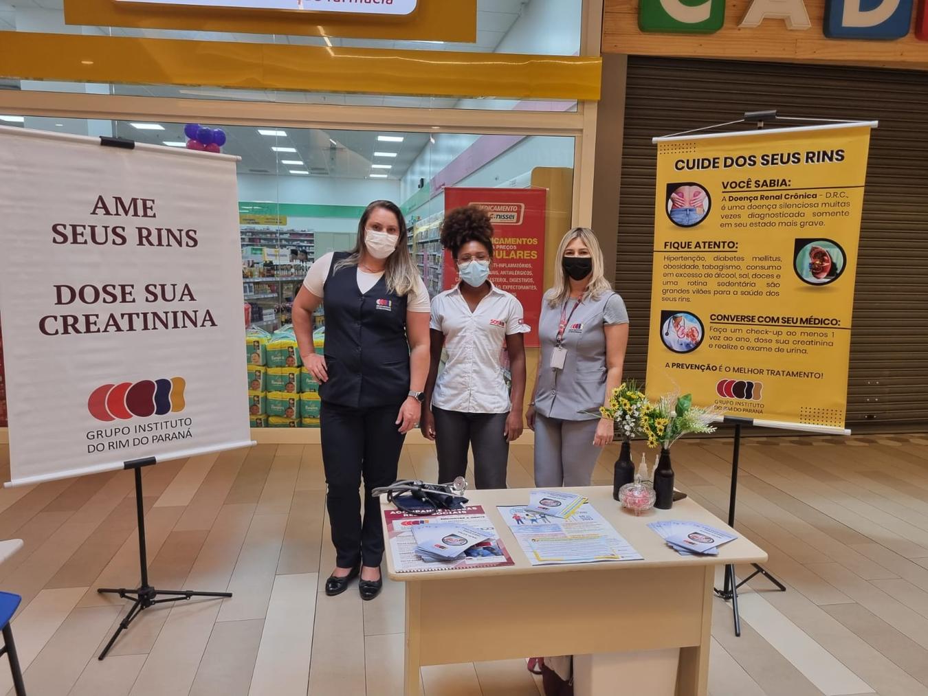 Jockey Plaza Shopping recebe ação gratuita de prevenção às doenças renais no Dia Mundial do Rim