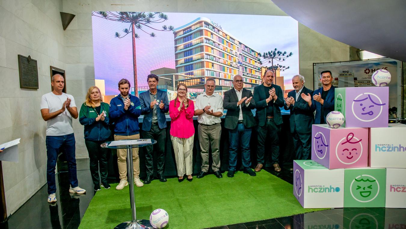 Parceria com Athletico e Coritiba fortalece mobilização pelo hospital pediátrico HCzinho