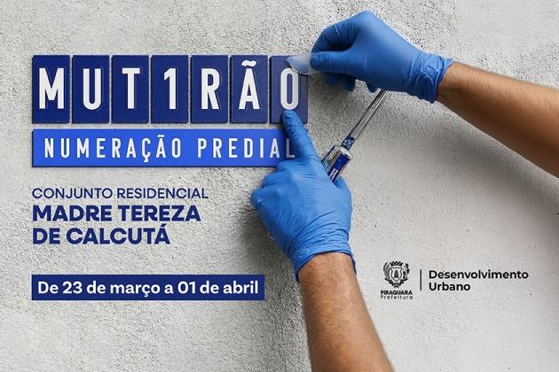 Prefeitura de Piraquara realiza nova etapa do Mutirão de Numeração Predial