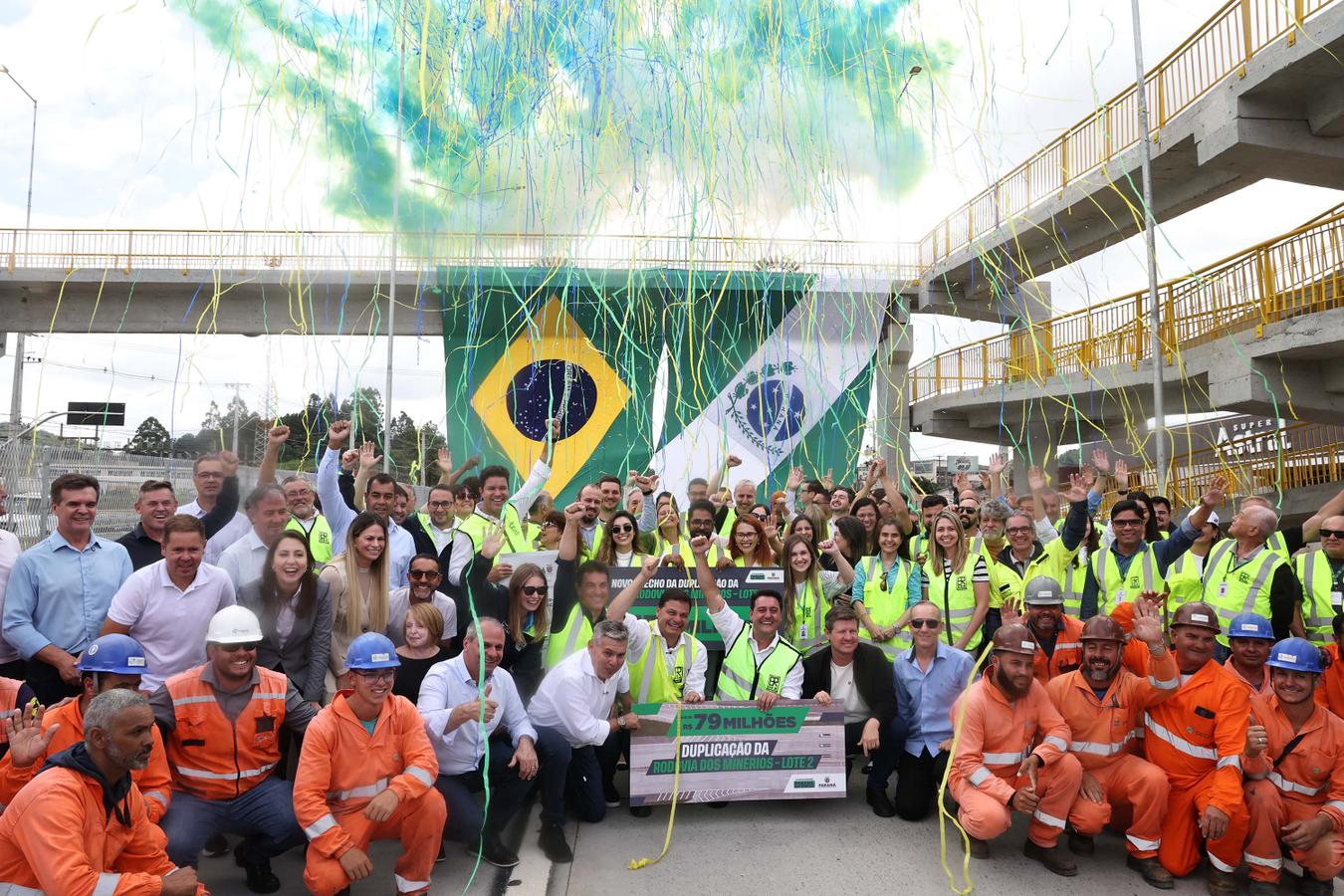 Ratinho Junior inaugura lote 2 e assina mais 8,3 km de duplicação da Rodovia dos Minérios