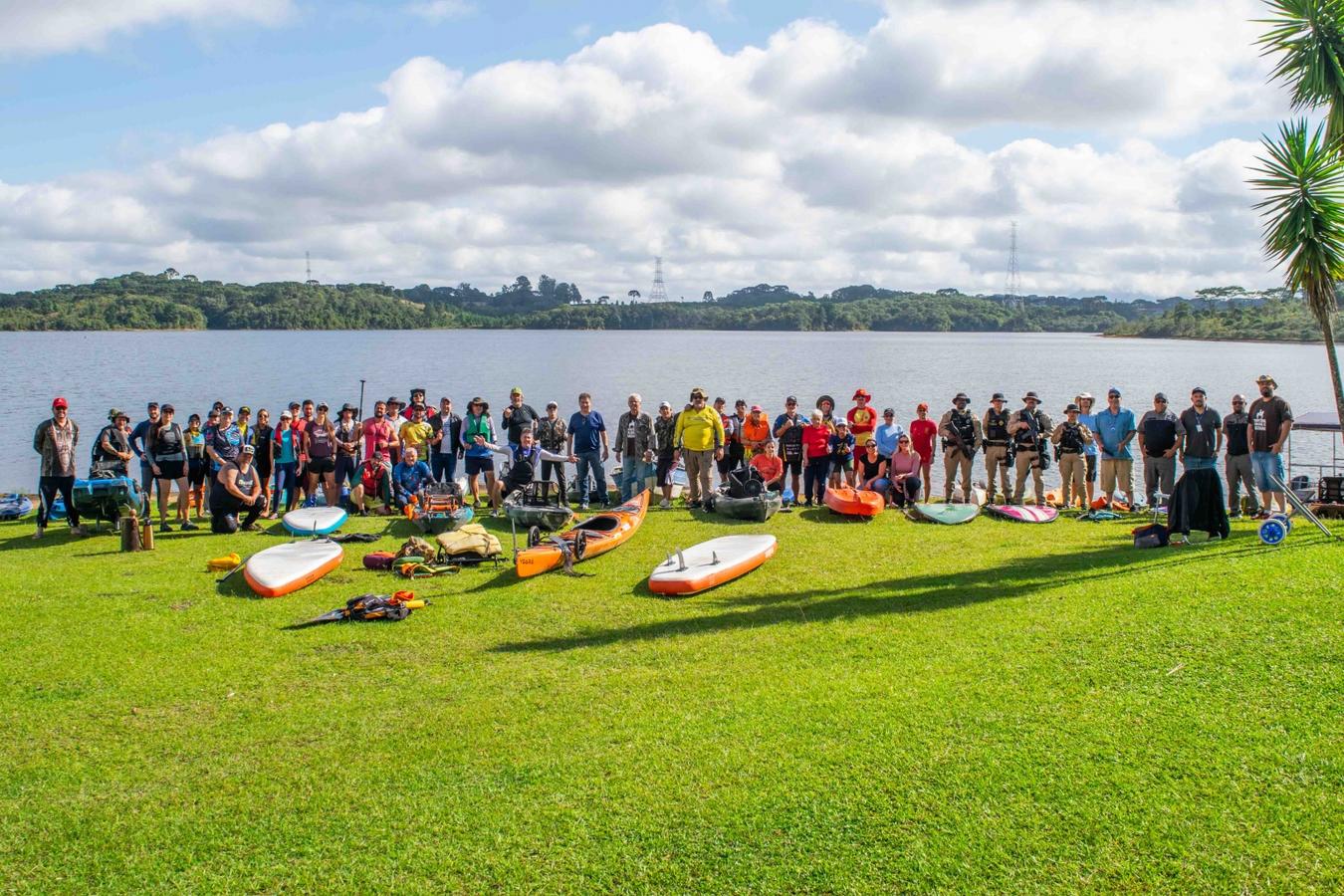 Remada de Verão reúne esporte e natureza na Barragem de Piraquara II