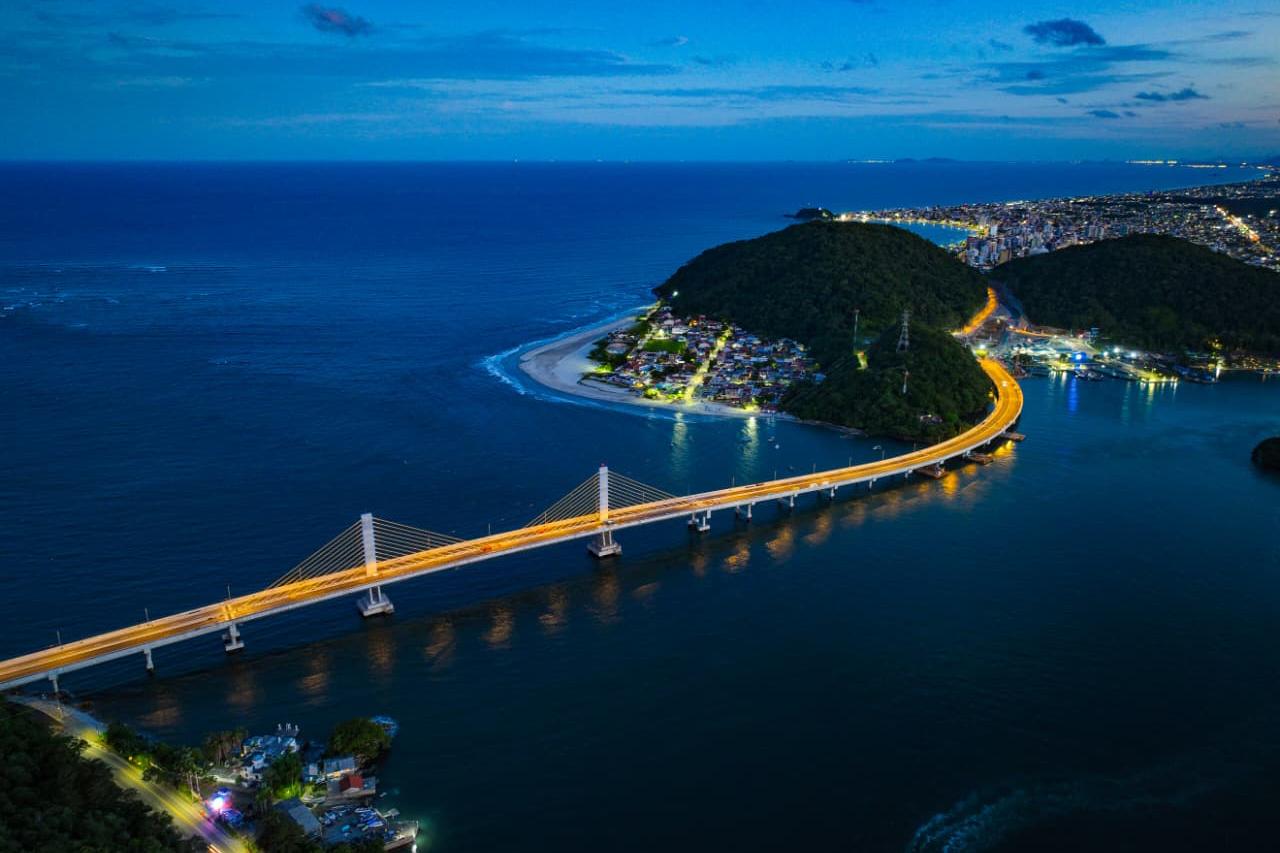 Ponte de Guaratuba: esforços concentrados nos acessos e instalação de iluminação