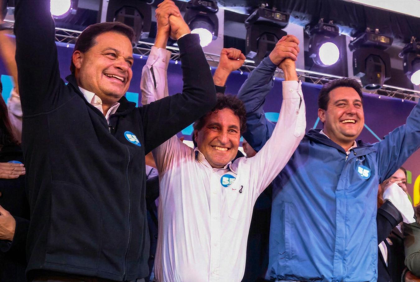 PSD Piraquara realiza grande ato com Ratinho Junior, Sandro Alex e Alexandre Curi
