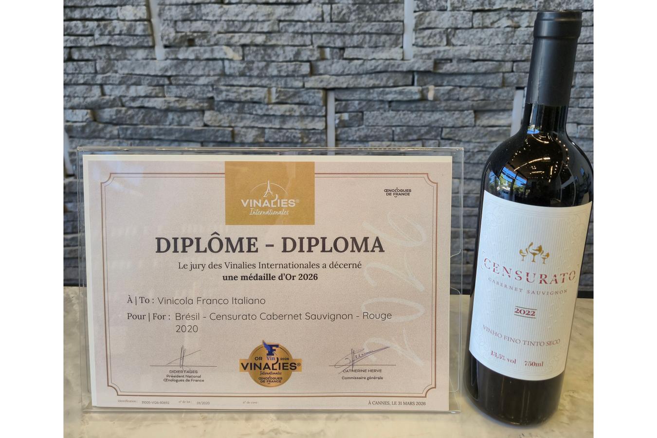 Vinícola paranaense conquista ouro na França e confirma potencial do enoturismo no Estado