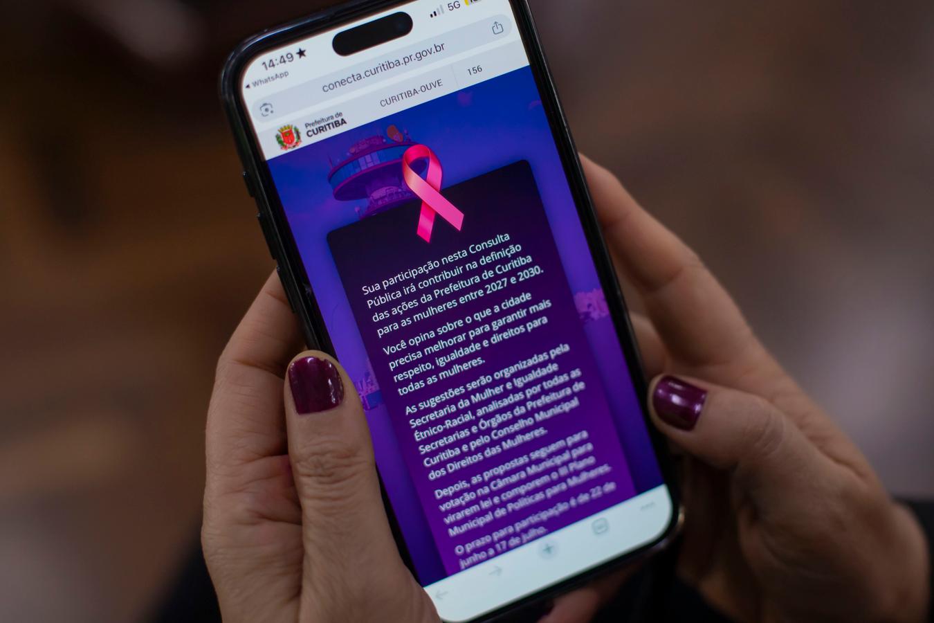 Prefeitura ouve a população para identificar as necessidades reais das mulheres de Curitiba