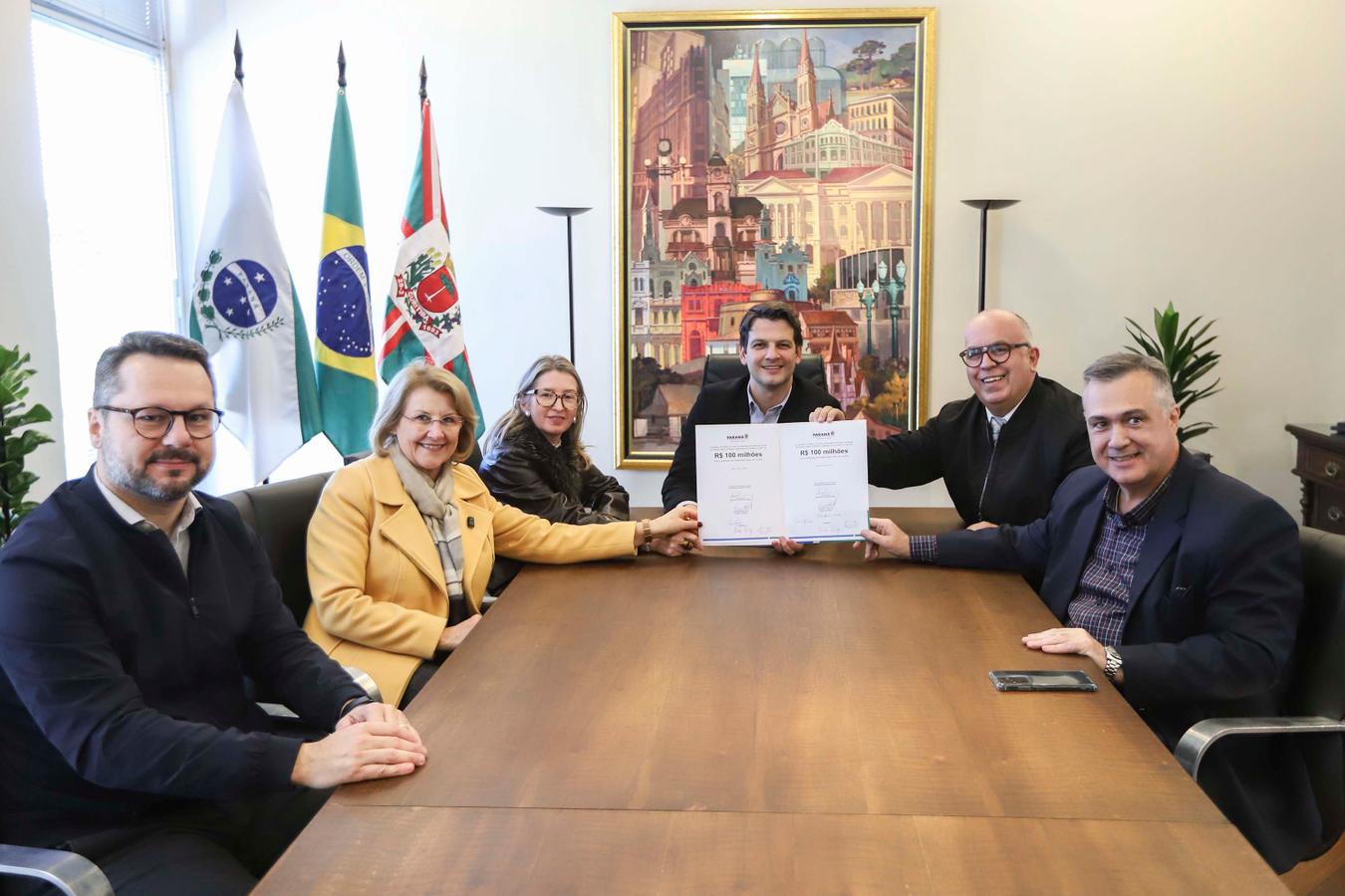 R$ 100 milhões: Estado e Curitiba assinam convênio para construção do Hospital Bairro Novo
