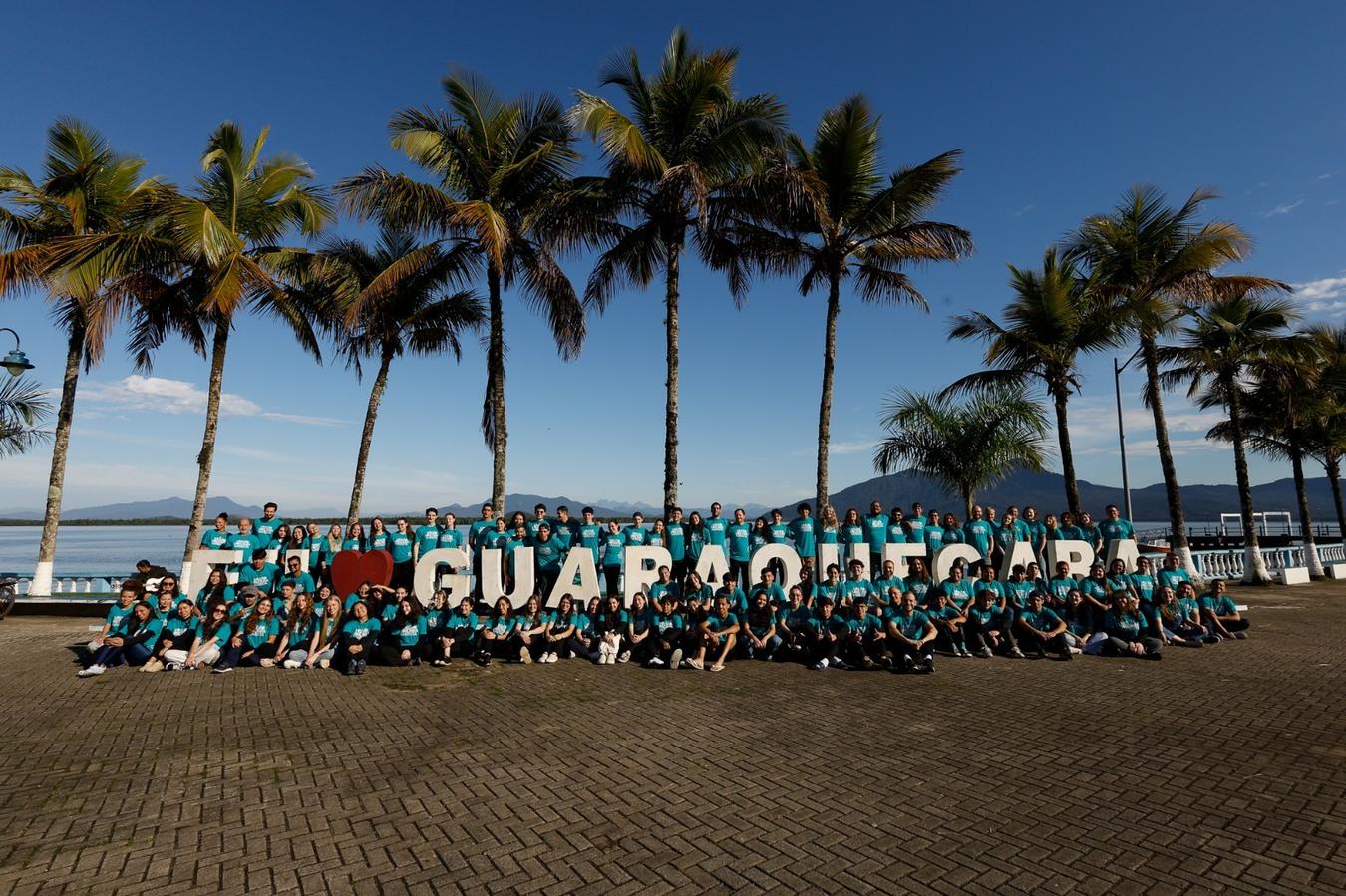 Guaraqueçaba recebeu mais de 100 adolescentes em ação voluntária