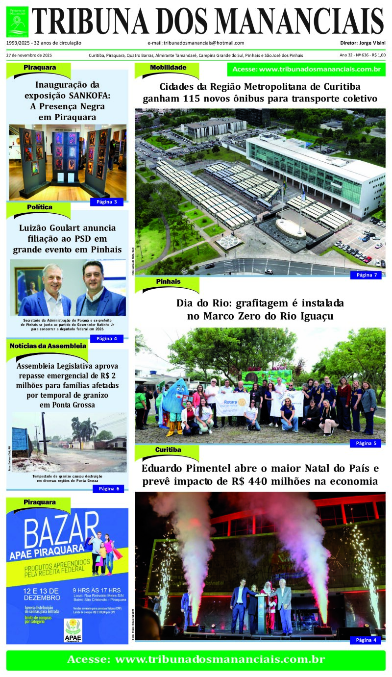 Edição de 27 de novembro de 2025
